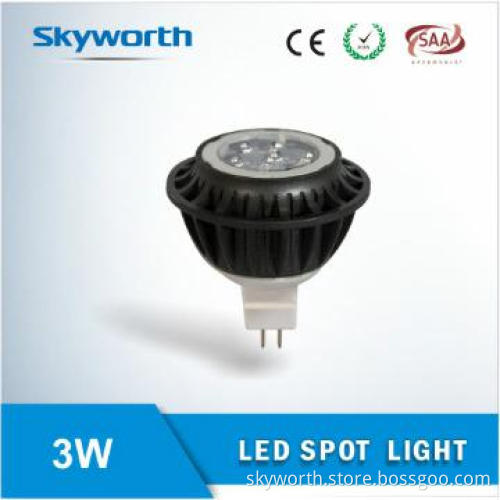 Dimmable LED Spot Light 3W MR16 Spot Light 3-year warranty